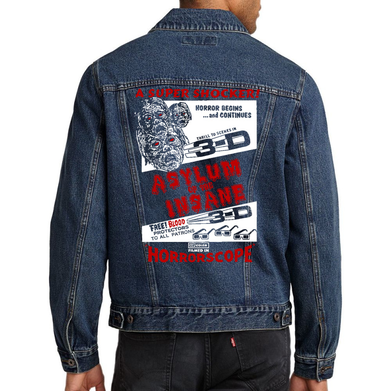 Asylum Men Denim Jacket by ghanimshorgok | Artistshot