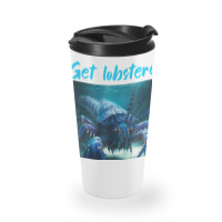 Funny Jumpscare Lobster Meme Blue Crustacean T Shirt Travel Mug | Artistshot