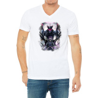 Kawrou Evangelion Anime Tra Digital Painting V-neck Tee | Artistshot