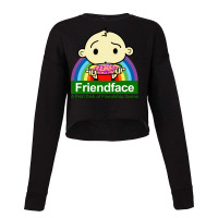 Friendface   A Petri Dish Of Friendship Germs Cropped Sweater | Artistshot