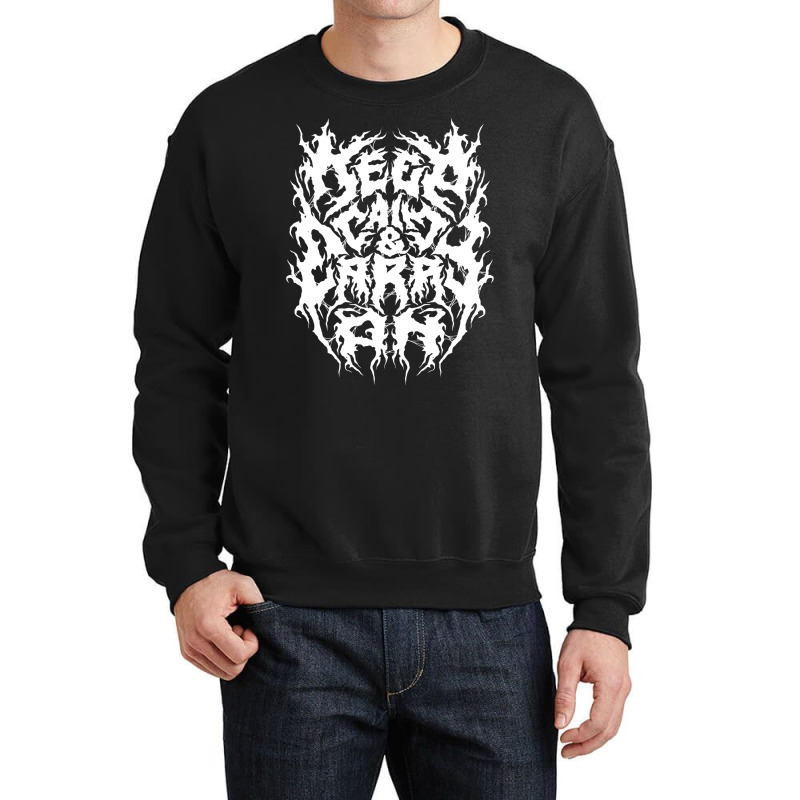 Keep Calm   Grunge Aesthetic   90s Black Metal 1 Crewneck Sweatshirt by legohtashyap | Artistshot