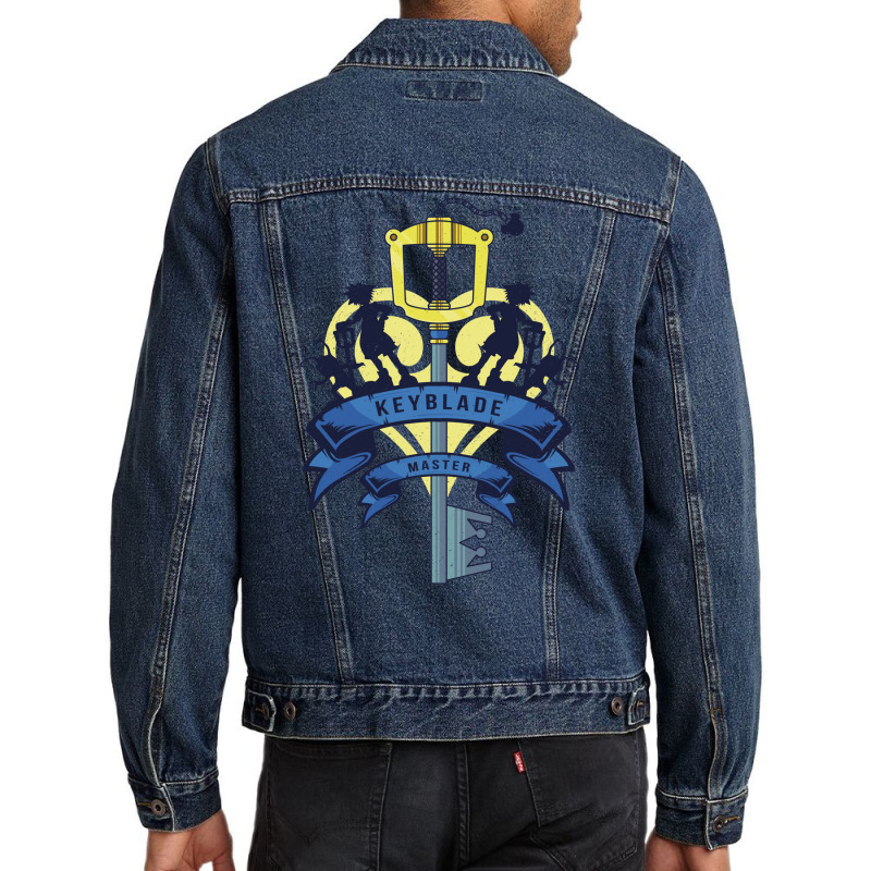 Keyblade Men Denim Jacket by legohtashyap | Artistshot