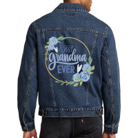 Best Grandma Men Denim Jacket | Artistshot