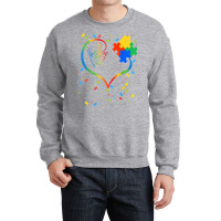 Autism Awareness Special Ed Teacher Asl Sign Language Crewneck Sweatshirt | Artistshot