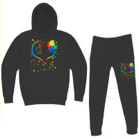 Autism Awareness Special Ed Teacher Asl Sign Language Hoodie & Jogger Set | Artistshot