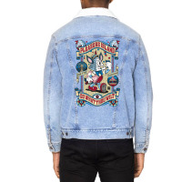 Pleasure Island Unisex Sherpa-lined Denim Jacket | Artistshot