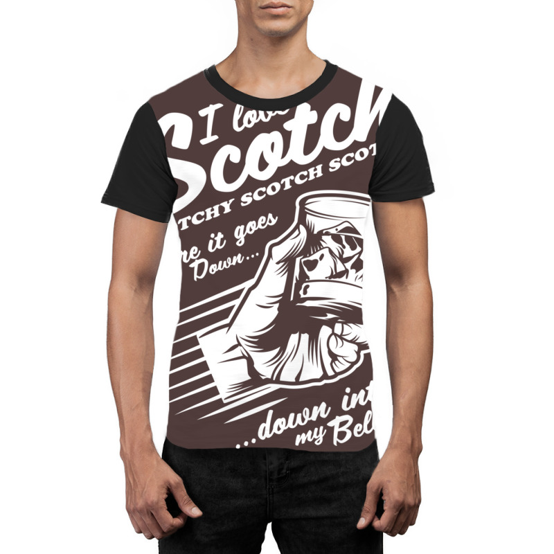 Ron Burgundy I Love Scotch   Scotchy Scotch Scotch Graphic T-shirt by enzycahojen | Artistshot