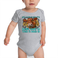 Heifer Sunflower Wanna Tuck That Back In Western Farm Animal T Shirt Baby Bodysuit | Artistshot