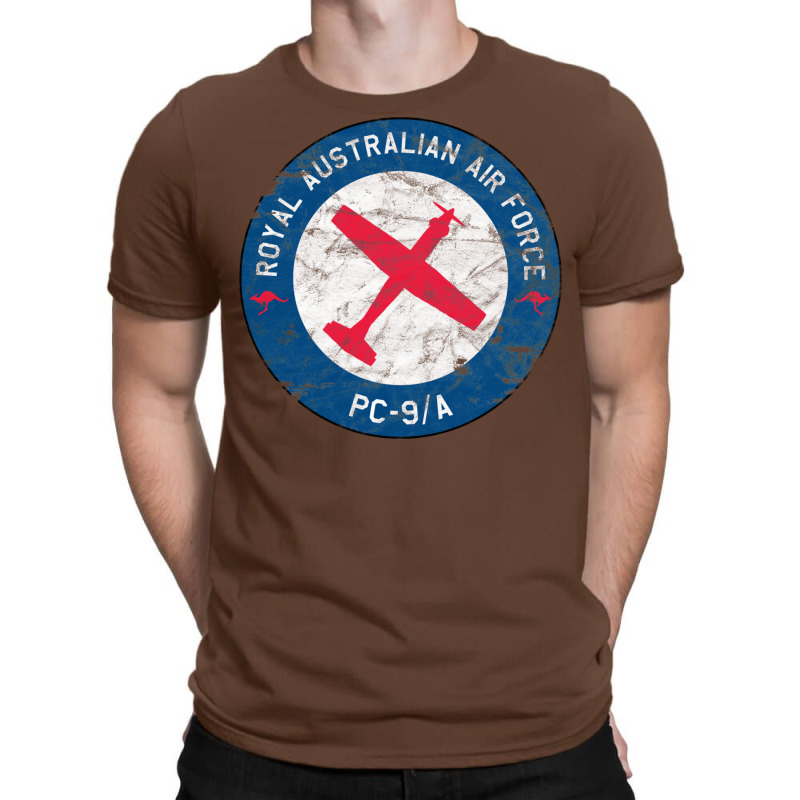 Royal Australian Air Force Pc 9a Airplane Vintage T-Shirt by enzycahojen | Artistshot