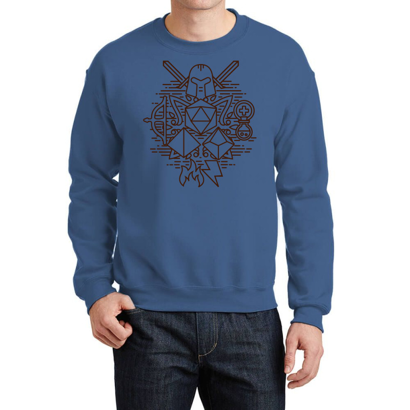 Rpg Minimal Crewneck Sweatshirt by enzycahojen | Artistshot