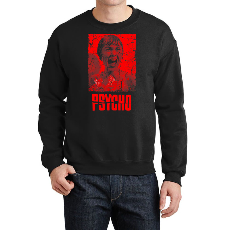 Psycho Scream Tee Crewneck Sweatshirt by dhalamvelkov1 | Artistshot