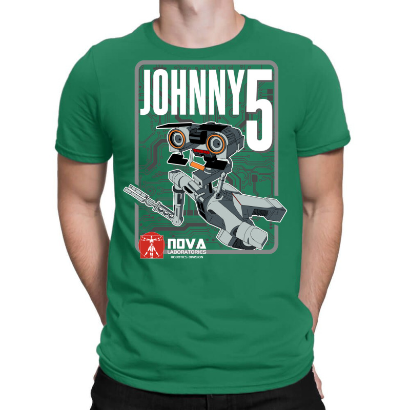 Nova Laboratories Johnny Five T-Shirt by direkibantoso | Artistshot