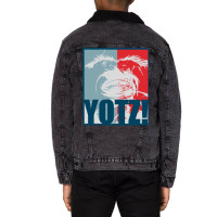 Rygel Yotz Unisex Sherpa-lined Denim Jacket | Artistshot