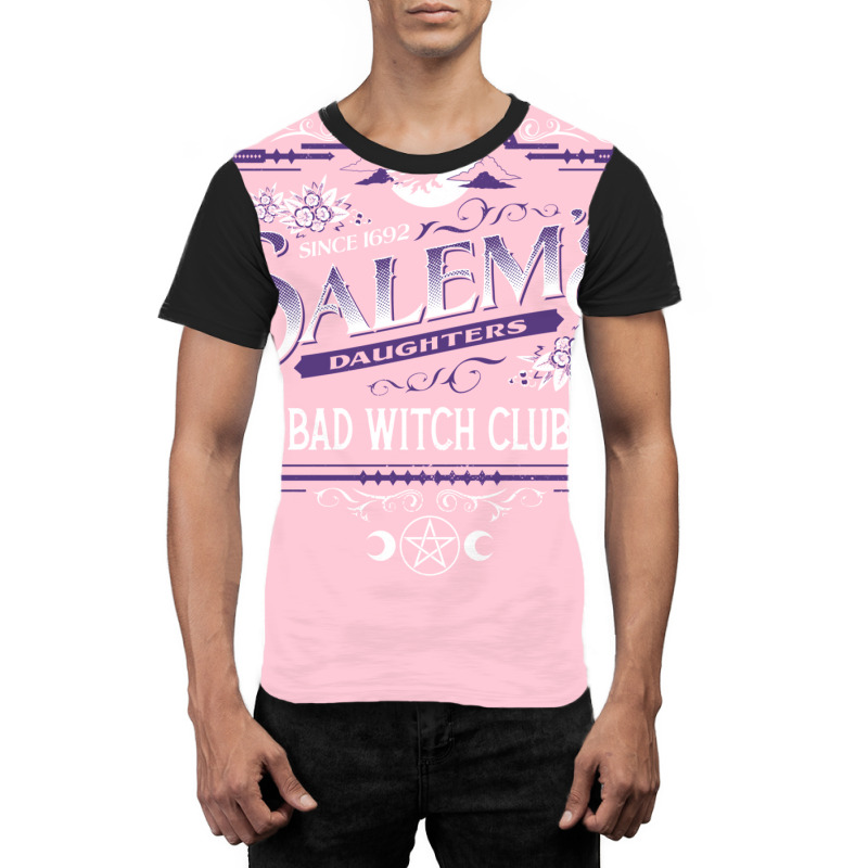 Salem's Daughters   Bad Witch Club   Halloween   Spooky   Goth Graphic T-shirt by enzycahojen | Artistshot