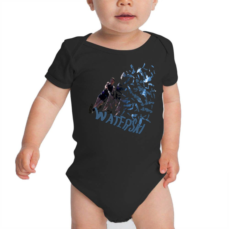 Waterski Dispersion For Waterskiers Baby Bodysuit by Atep | Artistshot