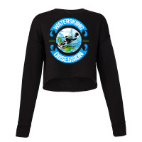 Waterskiing Obsession Cropped Sweater | Artistshot