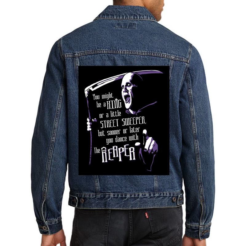 How's It Going Death Men Denim Jacket | Artistshot