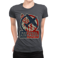 National Air Races Vintage Airplane Racing Design Ladies Fitted T-shirt | Artistshot