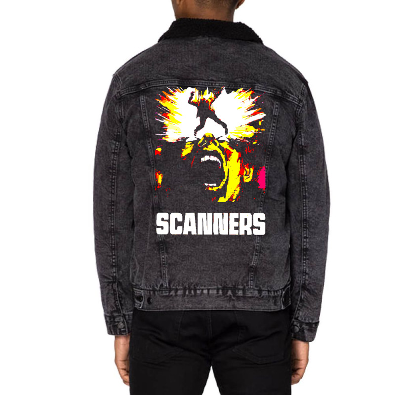 Scanners 1 Unisex Sherpa-Lined Denim Jacket by enzycahojen | Artistshot