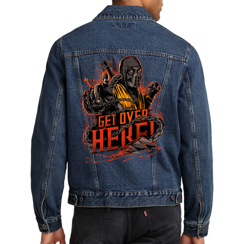 Scorpion 1 Men Denim Jacket by enzycahojen | Artistshot