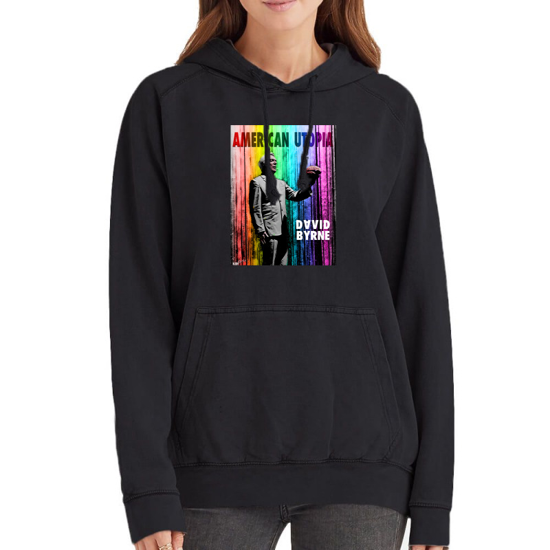 American Utopia (rainbow) Vintage Hoodie by AmyHogan | Artistshot