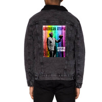 American Utopia (rainbow) Unisex Sherpa-lined Denim Jacket | Artistshot