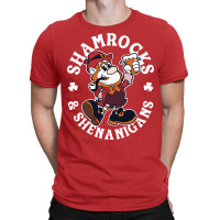 Shamrocks & Shenanigans   Irish Leprechaun   St Paddy's Day T-shirt | Artistshot