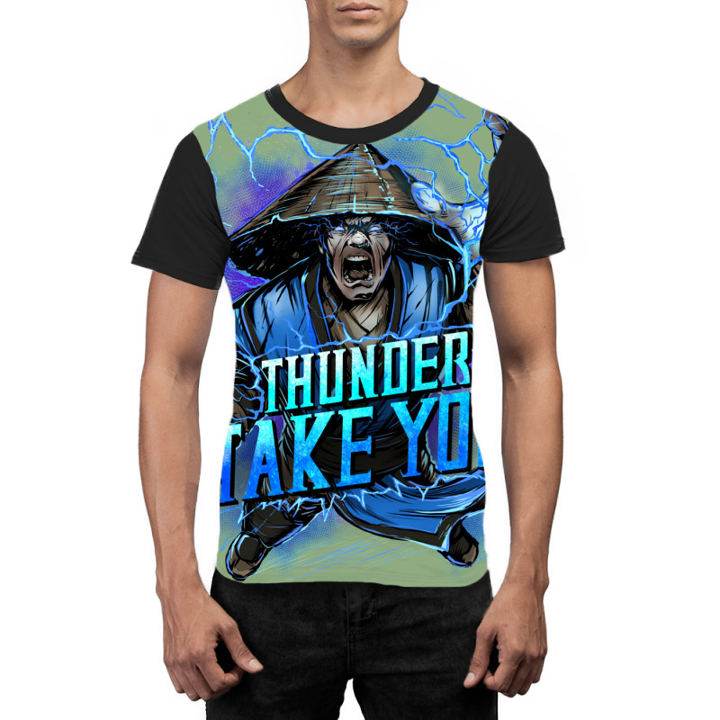 Thunder God Graphic T-shirt | Artistshot