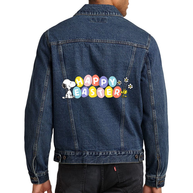 Peanuts Happy Easter T Shirt Men Denim Jacket | Artistshot