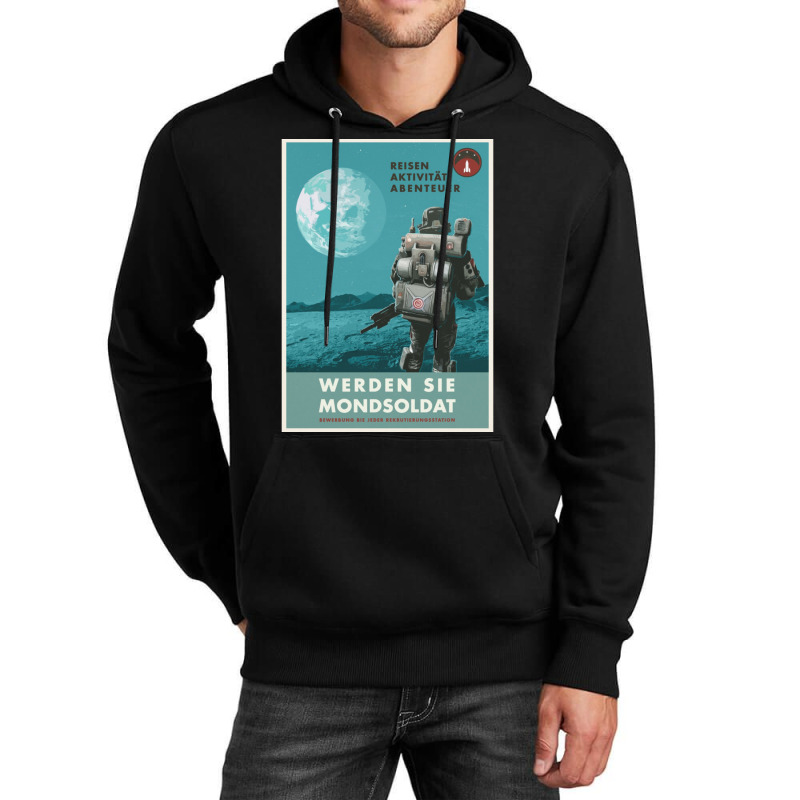 Wolfenstein Propaganda Adventure Poster Unisex Hoodie | Artistshot