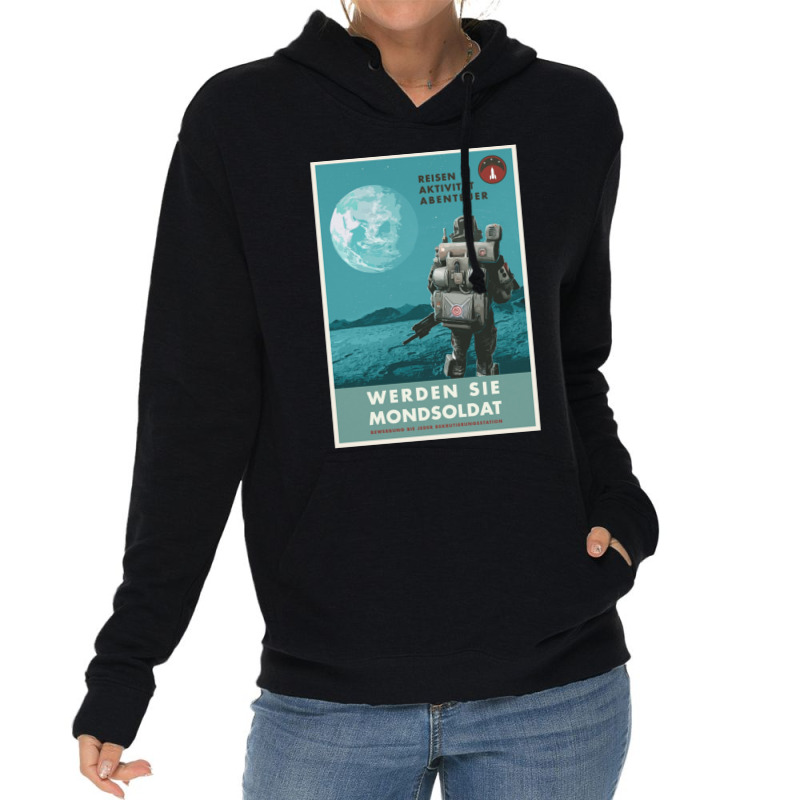 Wolfenstein Propaganda Adventure Poster Lightweight Hoodie | Artistshot