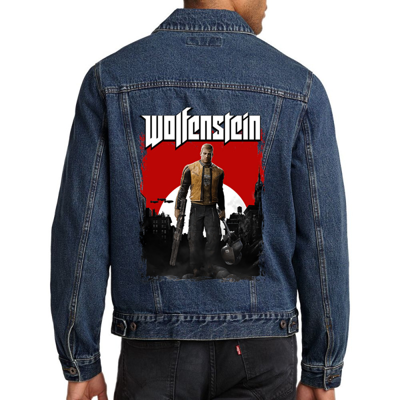 Wolfensteinwolfenstein Men Denim Jacket | Artistshot