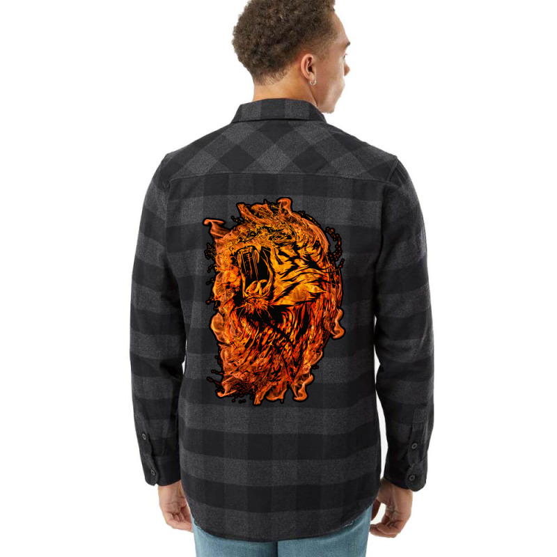 Roaring Fire Lion 1 Flannel Shirt | Artistshot