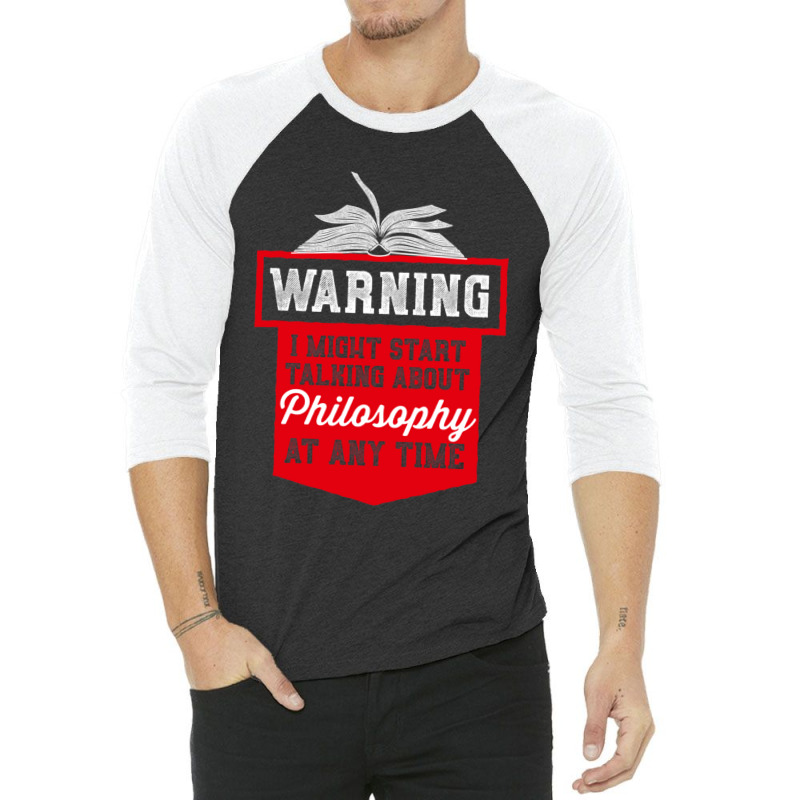 Warning 3/4 Sleeve Shirt | Artistshot