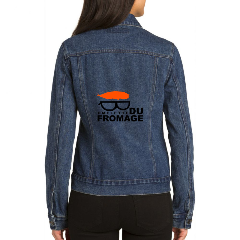 Omelette Du Fromage Ladies Denim Jacket by AaronHalverson | Artistshot