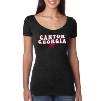 Artistshot Limited Edition Canton Canton Georgia Bear Ga Georgia Mount Women's Triblend Scoop T-shirt | Artistshot