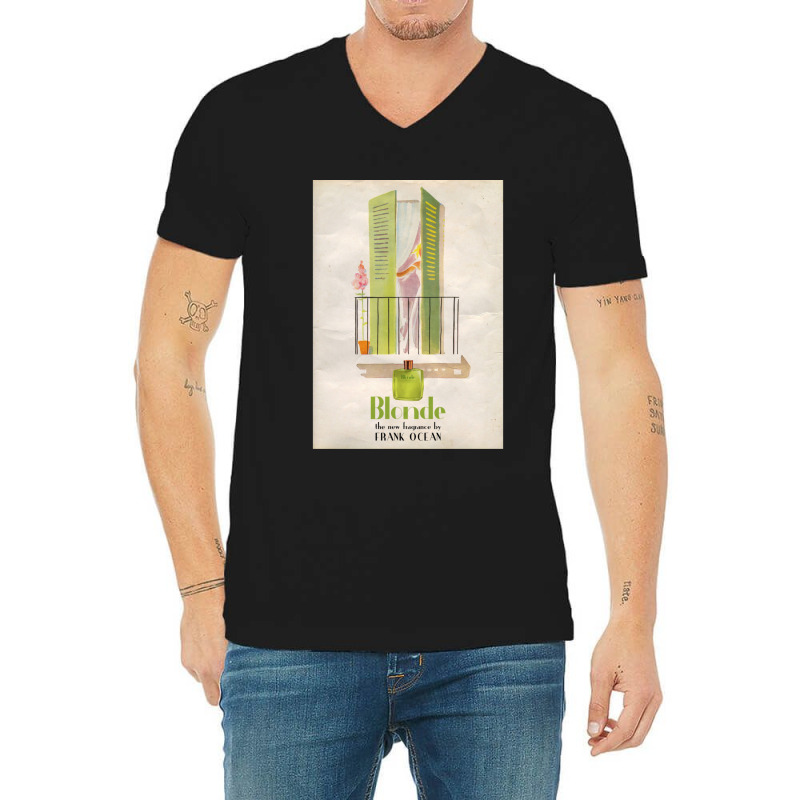 Women Open The Green Door 1950 Frank Classic Poster V-neck Tee | Artistshot