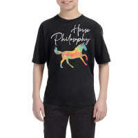 Horse Philosophy Riding Animal Western Style T Shirt Youth Tee | Artistshot