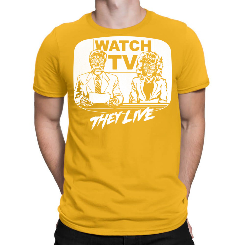 Watch Tv   They Live   Side T-shirt | Artistshot