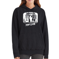 Watch Tv   They Live   Side Vintage Hoodie | Artistshot