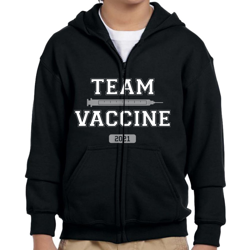 Team Vaccine Vaccinated Pro Vaccination 2021 Doctor Nurse T Shirt Youth Zipper Hoodie by mauthe | Artistshot