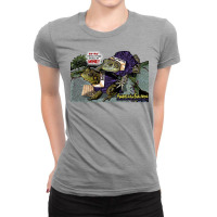 American Bullfrog Choral Aggressions Ladies Fitted T-shirt | Artistshot