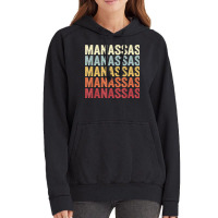 Manassas Virginia Manassas Va Retro Vintage Text T Shirt Vintage Hoodie | Artistshot