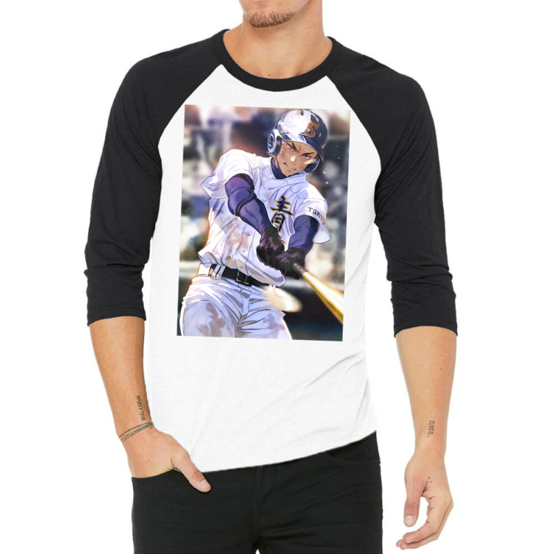 Diamond No Ace Miyuki Leader 3/4 Sleeve Shirt by nlnodagmanm | Artistshot