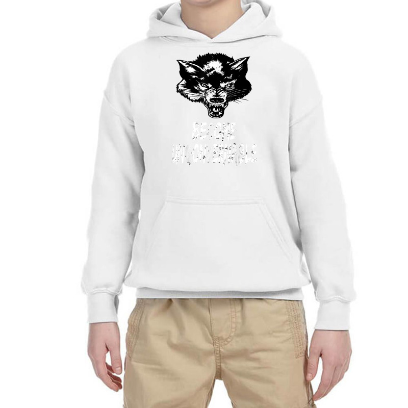 Become Ungovernable With Angry Wolf T Shirt Youth Hoodie by delredske | Artistshot