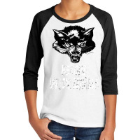 Become Ungovernable With Angry Wolf T Shirt Youth 3/4 Sleeve | Artistshot