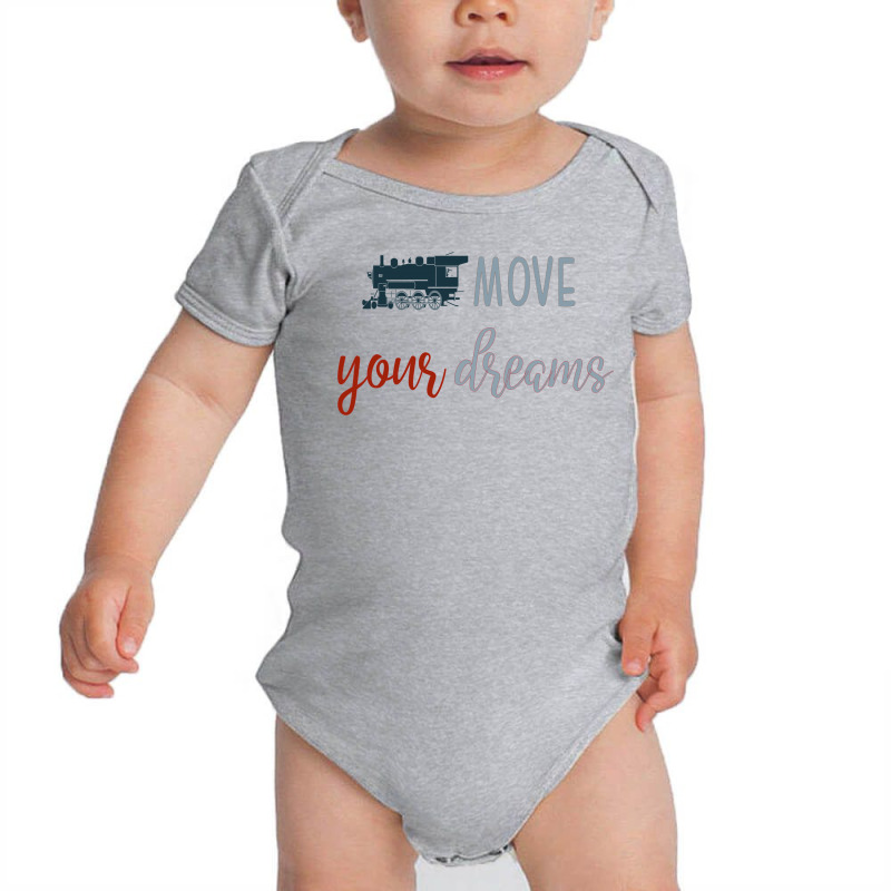 Move Your Dreams Baby Bodysuit by Tanina | Artistshot