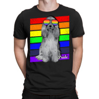 Artistshot Hot Trend Lgbt Brand Clothing Cocker Collection Colored Dog T-shirt | Artistshot