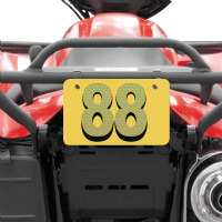 88 Smiley Face Atv License Plate | Artistshot