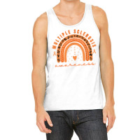 Multiple Sclerosis Awareness Orange Rainbow Ms Warrior Women T Shirt Tank Top | Artistshot